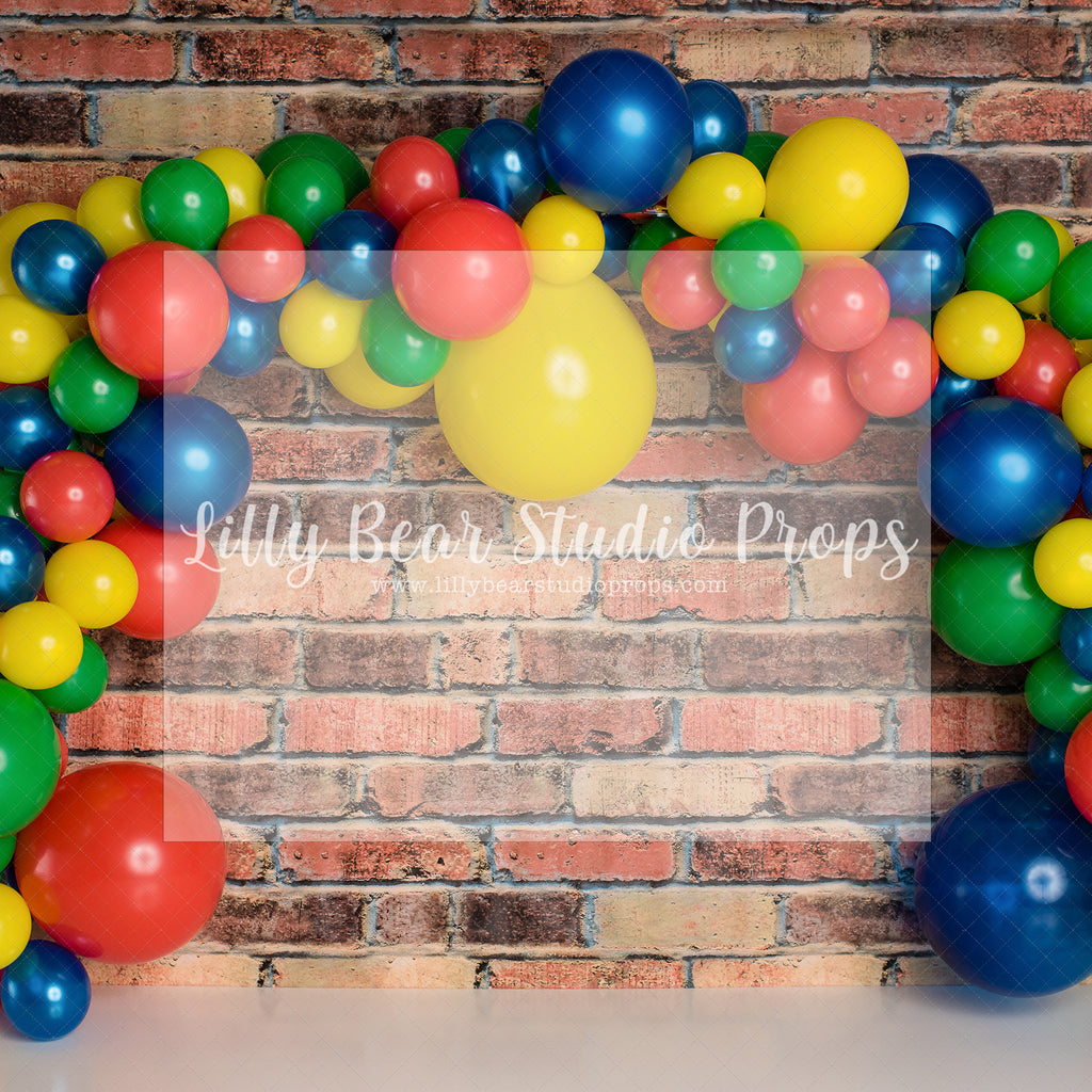 Primary Colour Fun by E Newton - Lilly Bear Studio Props, cookie monster, elmo, friendly street, primary balloon garland, primary colours, seasme street