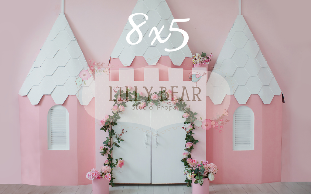 Princess Play House by Lilly Bear Studio Props sold by Lilly Bear Studio Props, castle - FABRICS - flowers - girl - pin