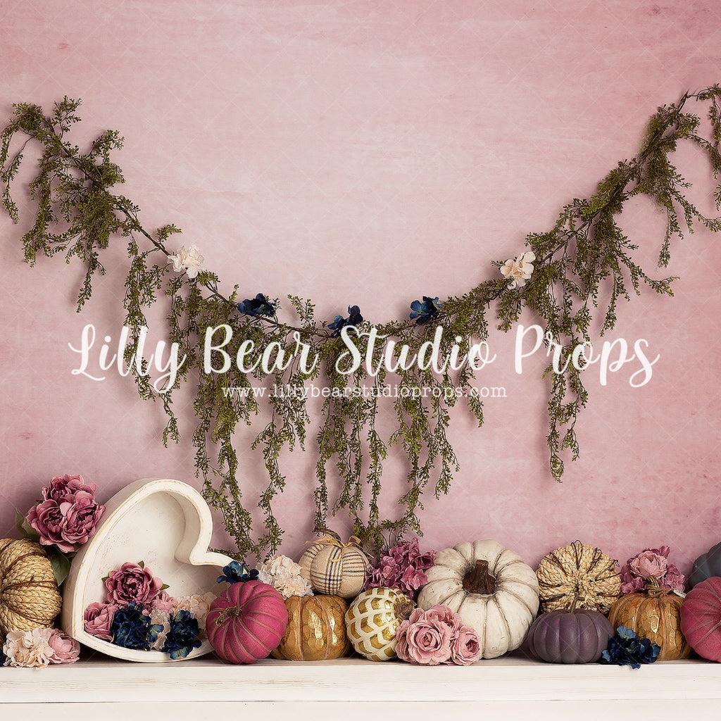 Pumpkin Rose by Anything Goes Photography sold by Lilly Bear Studio Props, colourful flowers - dusty rose - fabric - fl