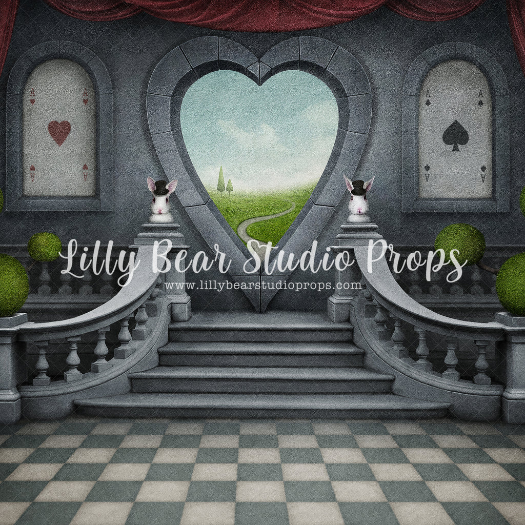 Queen of Hearts by Lilly Bear Studio Props sold by Lilly Bear Studio Props, alice - alice in wonderland - FABRICS - hea