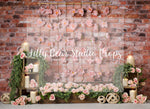 Raining Roses - Lilly Bear Studio Props, barn doors, FABRICS, flower barn doors, flower garden, purple flowers, spring, spring garden