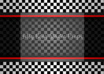 Racing - 84x60" Wrinkle Free Fabric RTS - Lilly Bear Studio Props, car, cars, finish line, race, race car, race track, racer, racing track, stadium, stadium lights
