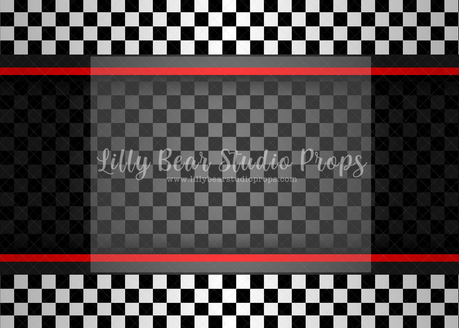 Racing - 84x60" Wrinkle Free Fabric RTS - Lilly Bear Studio Props, car, cars, finish line, race, race car, race track, racer, racing track, stadium, stadium lights