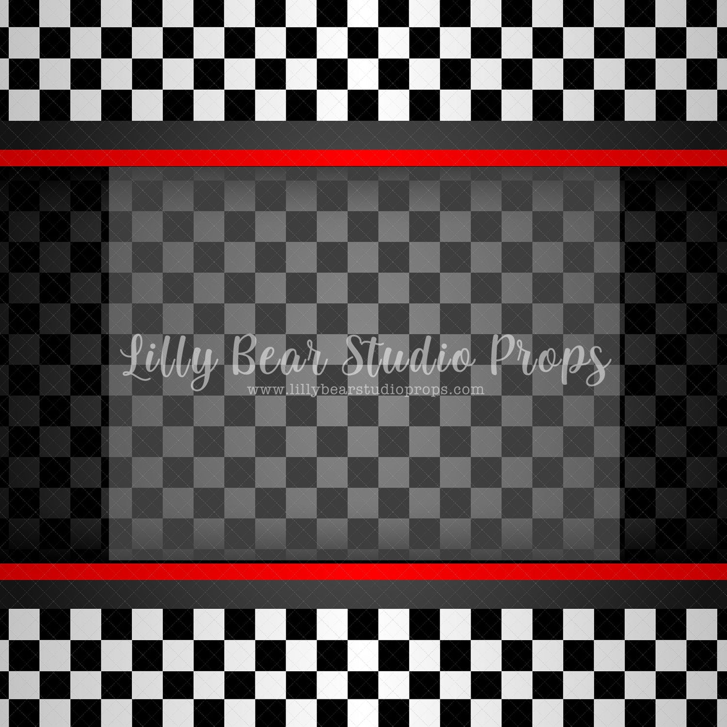 Racing - 84x60" Wrinkle Free Fabric RTS - Lilly Bear Studio Props, car, cars, finish line, race, race car, race track, racer, racing track, stadium, stadium lights