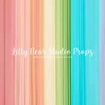 Rainbow Curtain by Meagan Paige Photography sold by Lilly Bear Studio Props, balloon arch - balloon garland - balloon r