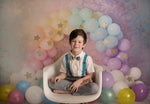 Rainbow Star - Lilly Bear Studio Props, balloon, balloon arch, balloon garland, balloon rainbow, balloons, colourful rainbow, colours of the rainbow, gold stars, hand painted, painted rainbow, pastel rainbow, rainbow balloon, rainbow balloons, rainbow watercolour, rainbows and stars, stars, watercolour