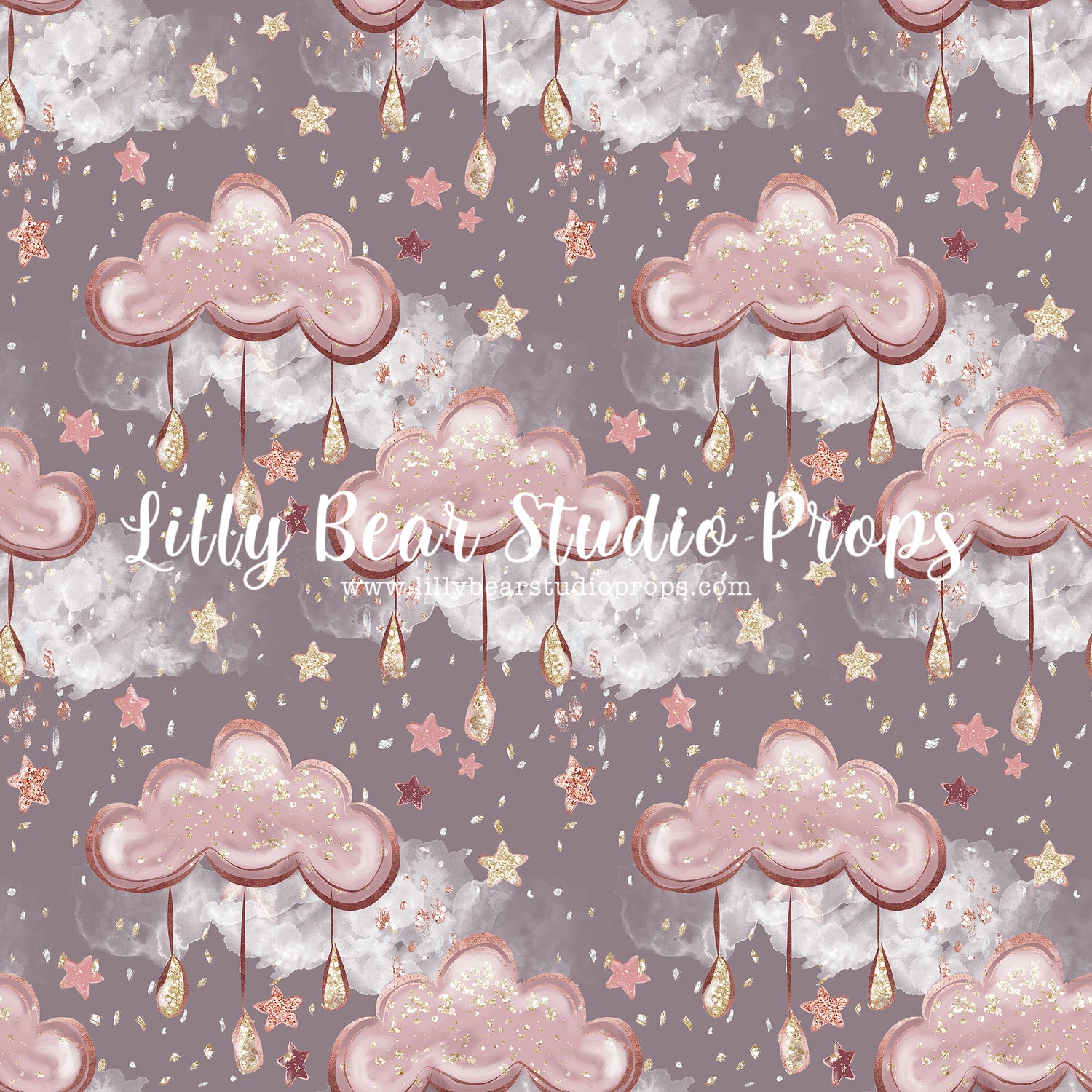 Raining Gold by Lilly Bear Studio Props sold by Lilly Bear Studio Props, blue clouds - circus - clouds - girls - glitte