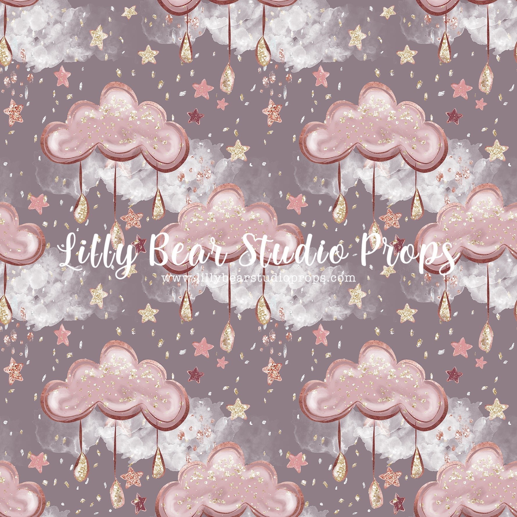 Raining Gold by Lilly Bear Studio Props sold by Lilly Bear Studio Props, blue clouds - circus - clouds - girls - glitte