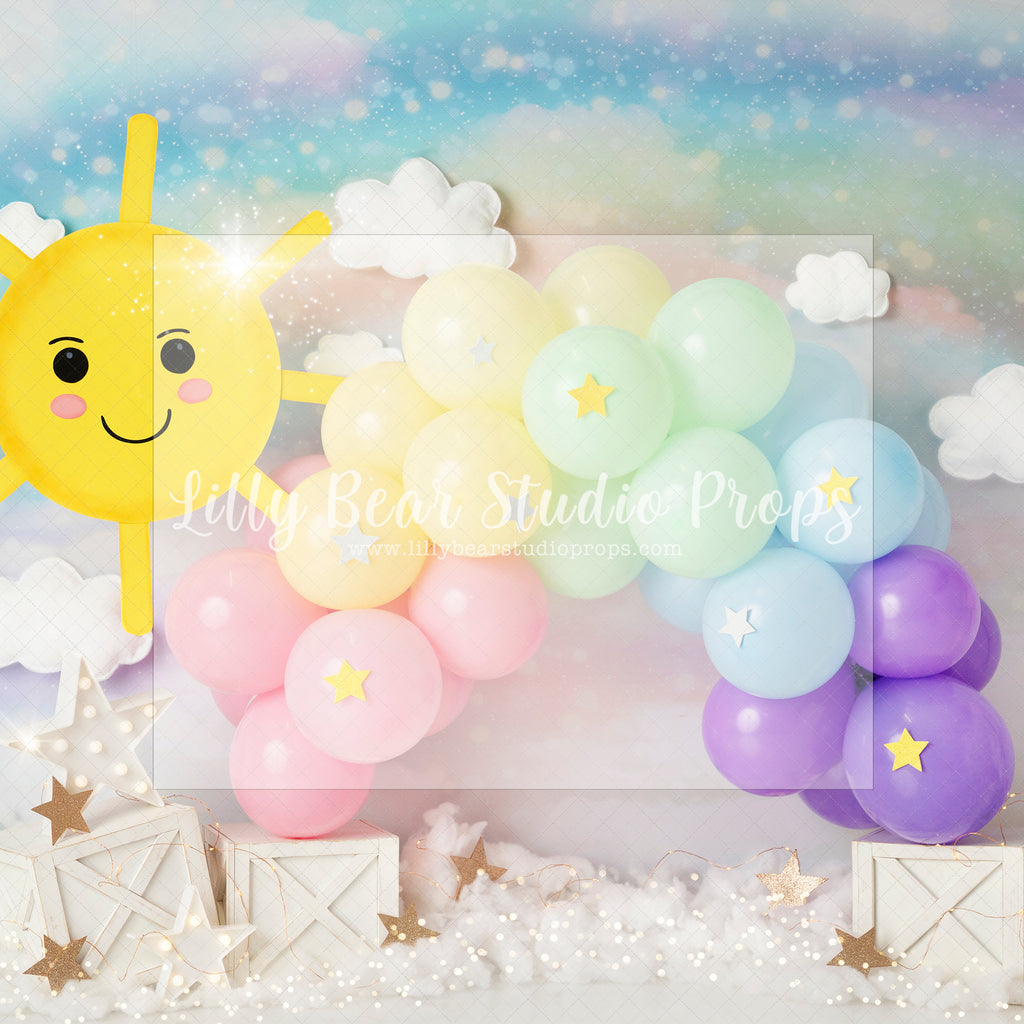 Ray of Sunshine - Lilly Bear Studio Props, balloon rainbow, cloud rainbow, colourful rainbow, colours of the rainbow, glitter rainbow, over the rainbow, painted rainbow, pastel rainbow, pink rainbow, rainbow, rainbow baby, rainbow balloon, rainbow balloons, rainbow cloud, rainbow clouds, rainbow garland, rainbow sky, rainbow sprinkles, rainbows, somewhere over the rainbow, spring, spring rainbow, star rainbow