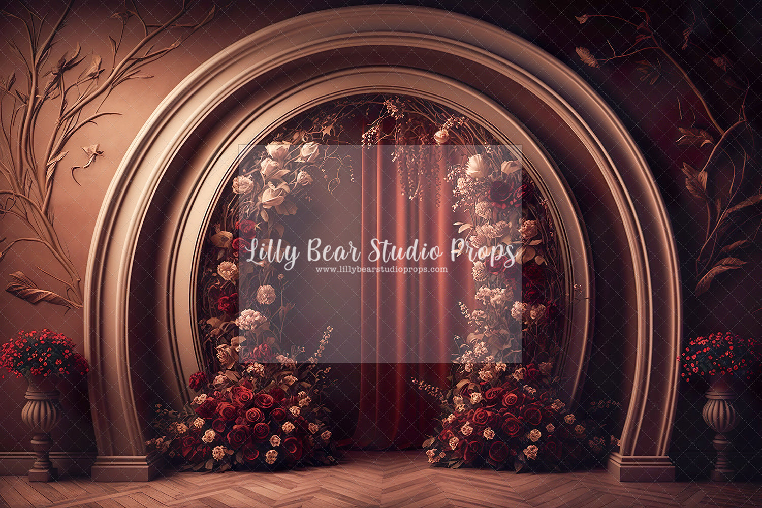 Red Rose Arch Entry