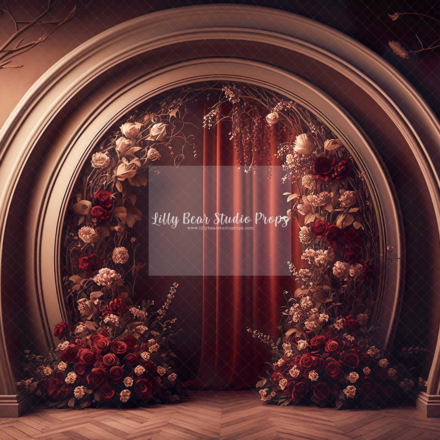 Red Rose Arch Entry