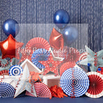 Red White and Blue Fest - Lilly Bear Studio Props, 4th of July, balloons, birthday, blue, blue and gold balloons, blue balloons, blue stars, boy birthday, July 4th, July Forth, metallic blue, metallic blue balloons, navy, one, red stars, red white and blue, red white and blue balloons, royal, royalty, rustic wood, silver, silver confetti, silver confetti balloon, stars, tassles, usa, usa flag