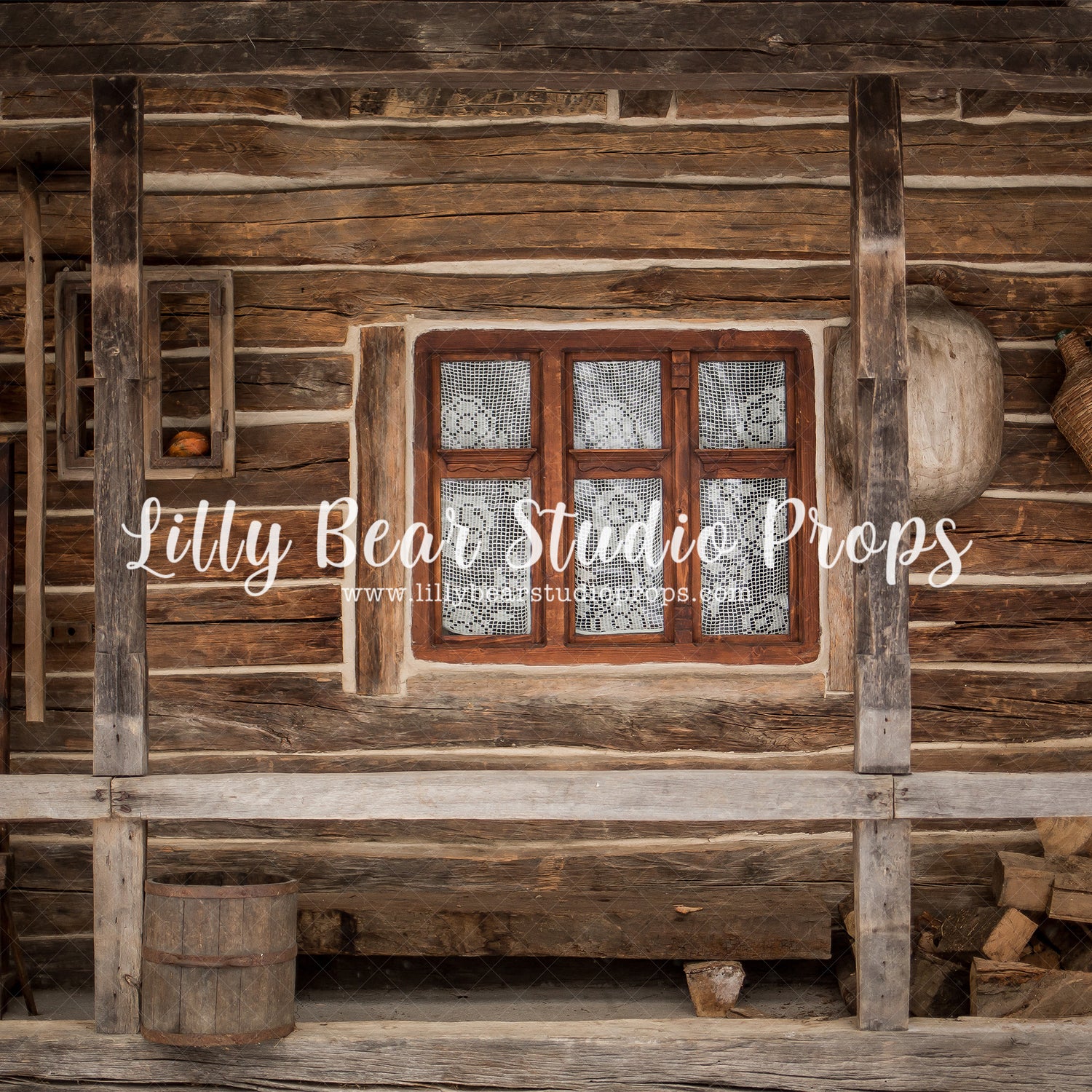 Reindeer Lodge by Lilly Bear Studio Props sold by Lilly Bear Studio Props, christmas - holiday