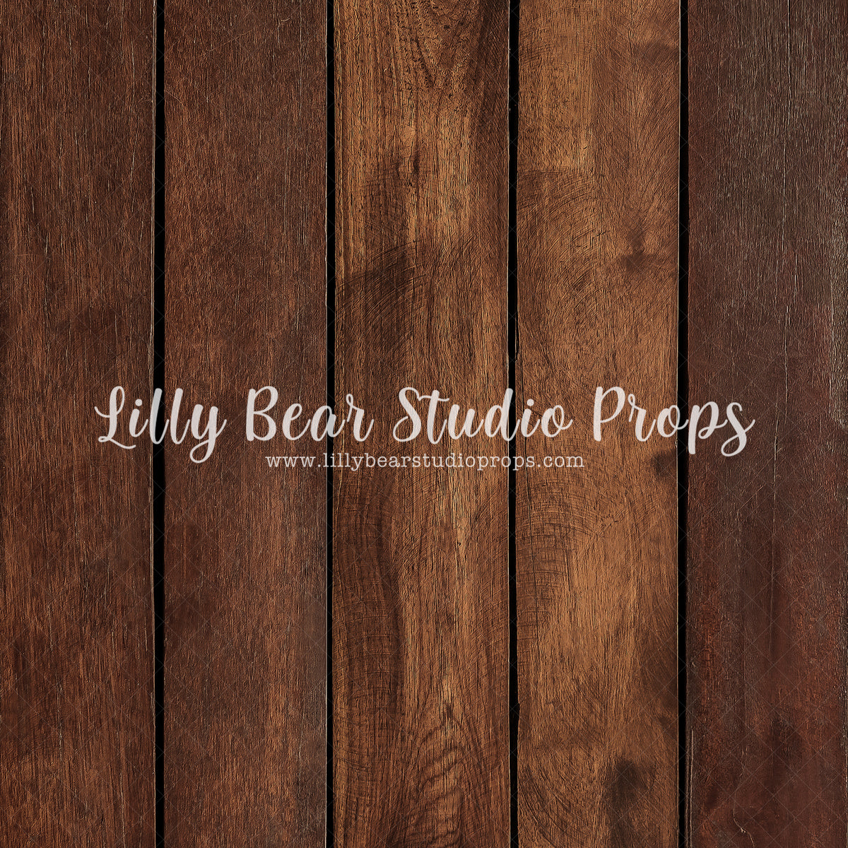 Reuben Vertical Wood Planks Floor by Lilly Bear Studio Props sold by Lilly Bear Studio Props, dark - dark wood - dark w