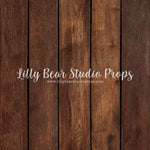 Reuben Vertical Wood Planks Floor by Lilly Bear Studio Props sold by Lilly Bear Studio Props, dark - dark wood - dark w