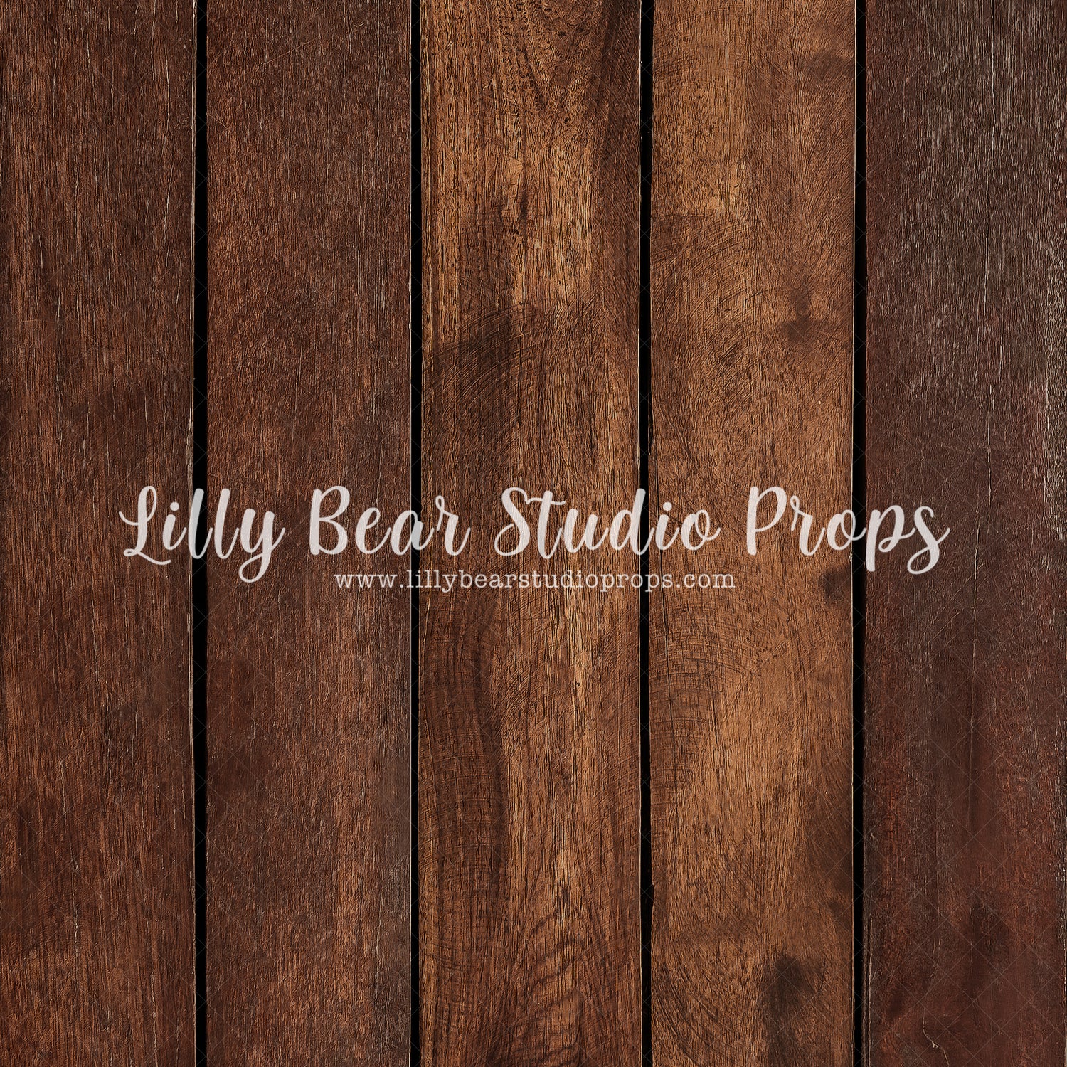 Reuben Vertical Wood Planks Floor by Lilly Bear Studio Props sold by Lilly Bear Studio Props, dark - dark wood - dark w