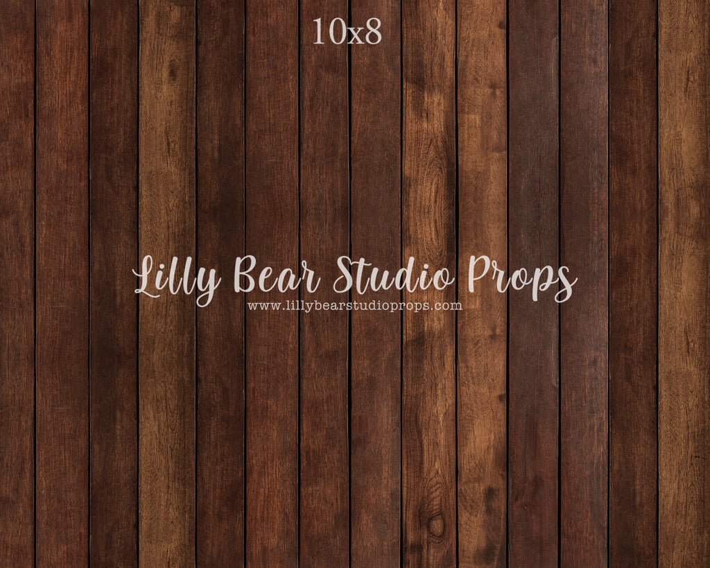 Reuben Vertical Wood Planks Floor by Lilly Bear Studio Props sold by Lilly Bear Studio Props, dark - dark wood - dark w