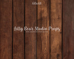 Reuben Vertical Wood Planks Floor by Lilly Bear Studio Props sold by Lilly Bear Studio Props, dark - dark wood - dark w