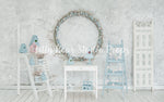 Robin Blue Room by Lilly Bear Studio Props sold by Lilly Bear Studio Props, blue floral - blue flower - blue flowers