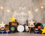 I Love Rock & Roll by Meagan Paige Photography sold by Lilly Bear Studio Props, FABRICS - music - musician - rock and r