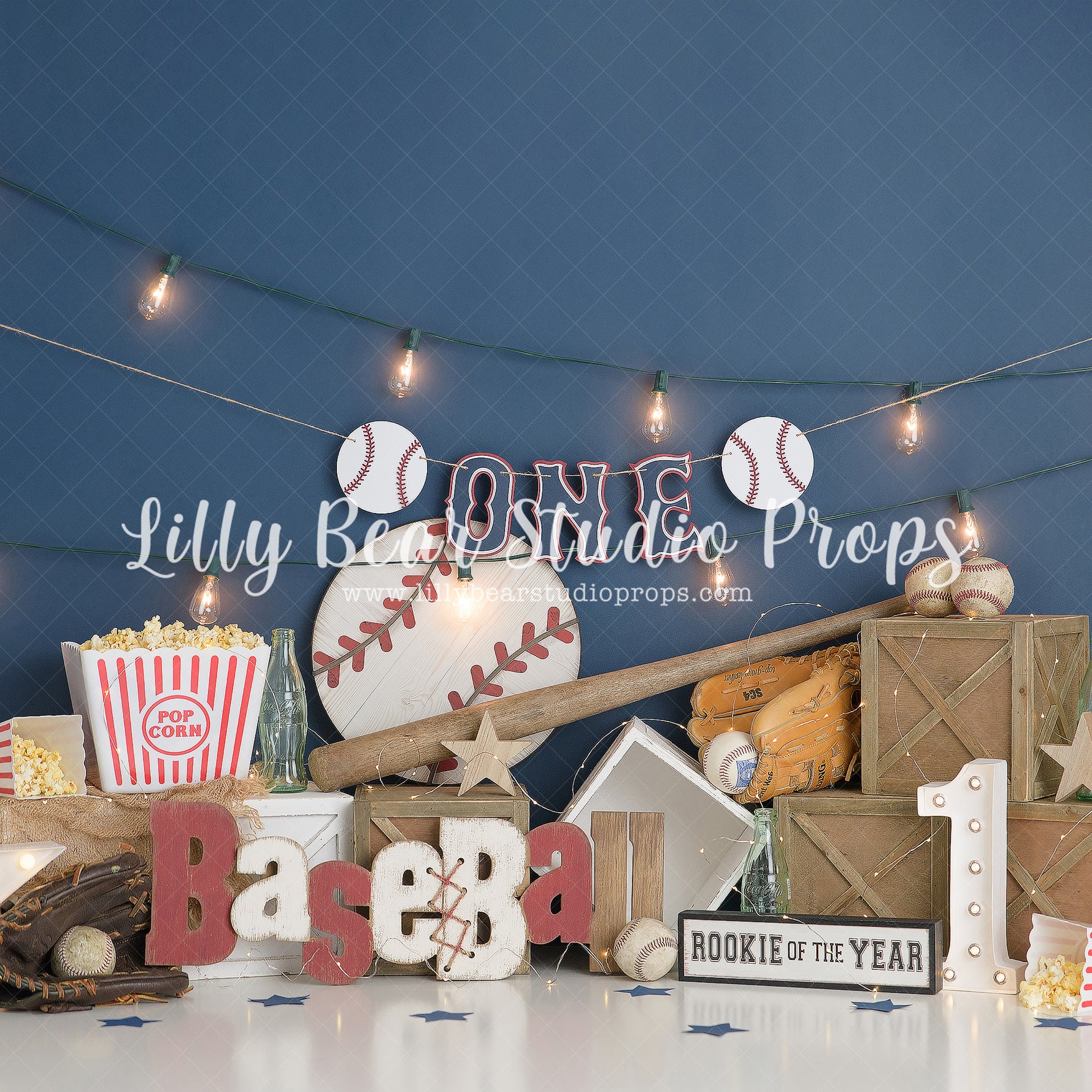 Rookie Of The Year by Sweet Memories Photos By Carolyn sold by Lilly Bear Studio Props, ball game - baseball - boys - c