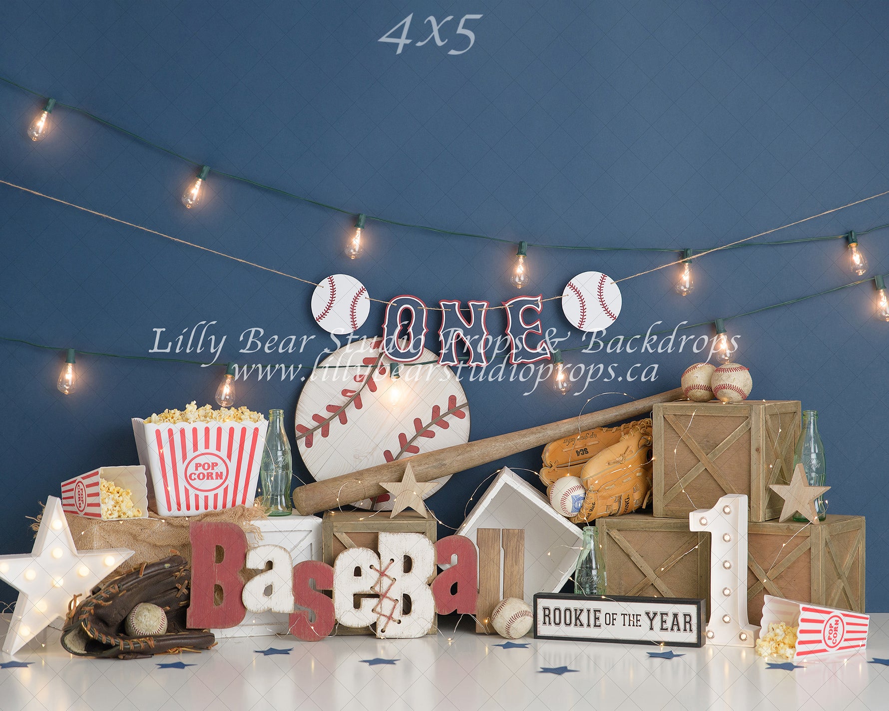 Rookie Of The Year by Sweet Memories Photos By Carolyn sold by Lilly Bear Studio Props, ball game - baseball - boys - c