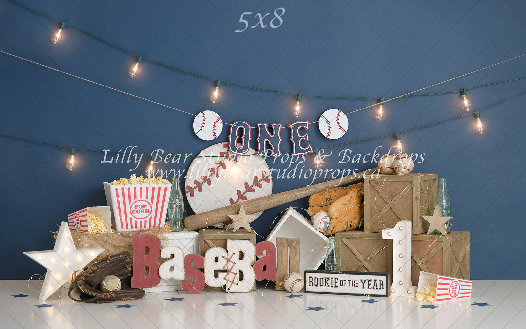 Rookie Of The Year by Sweet Memories Photos By Carolyn sold by Lilly Bear Studio Props, ball game - baseball - boys - c