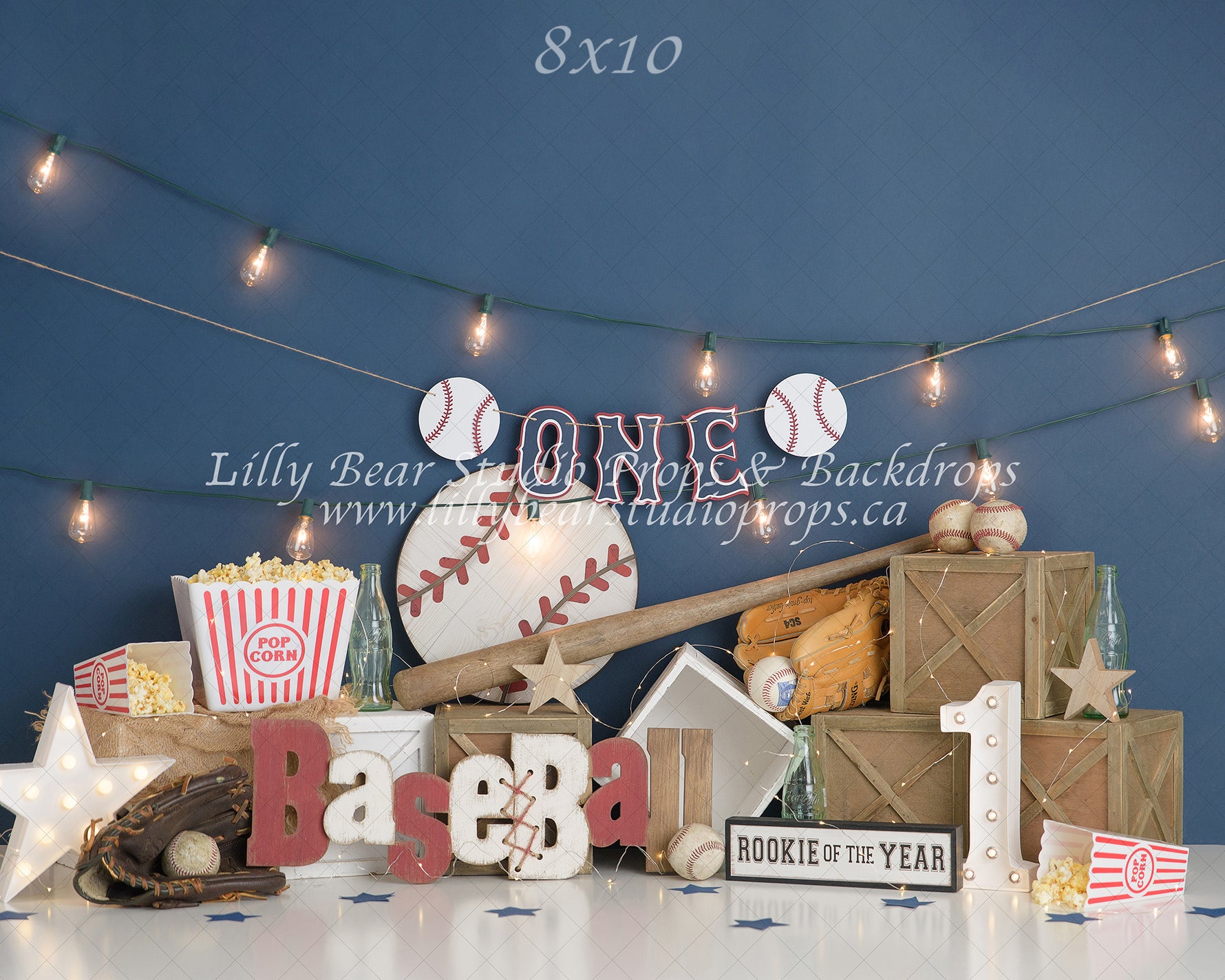 Rookie Of The Year by Sweet Memories Photos By Carolyn sold by Lilly Bear Studio Props, ball game - baseball - boys - c