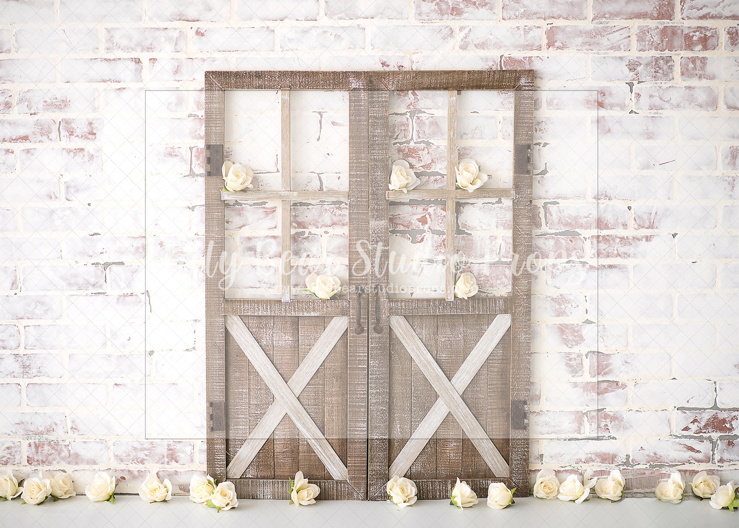 Rose Doors - Lilly Bear Studio Props, blush roses, blushing, doors, FABRICS, floral, floral boho, floral doors, flower garden, girl, pastel pink flowers, pink flowers, pink rose, pink roses, rose, roses, rustic doors, spring doors, white roses