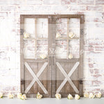 Rose Doors - Lilly Bear Studio Props, blush roses, blushing, doors, FABRICS, floral, floral boho, floral doors, flower garden, girl, pastel pink flowers, pink flowers, pink rose, pink roses, rose, roses, rustic doors, spring doors, white roses