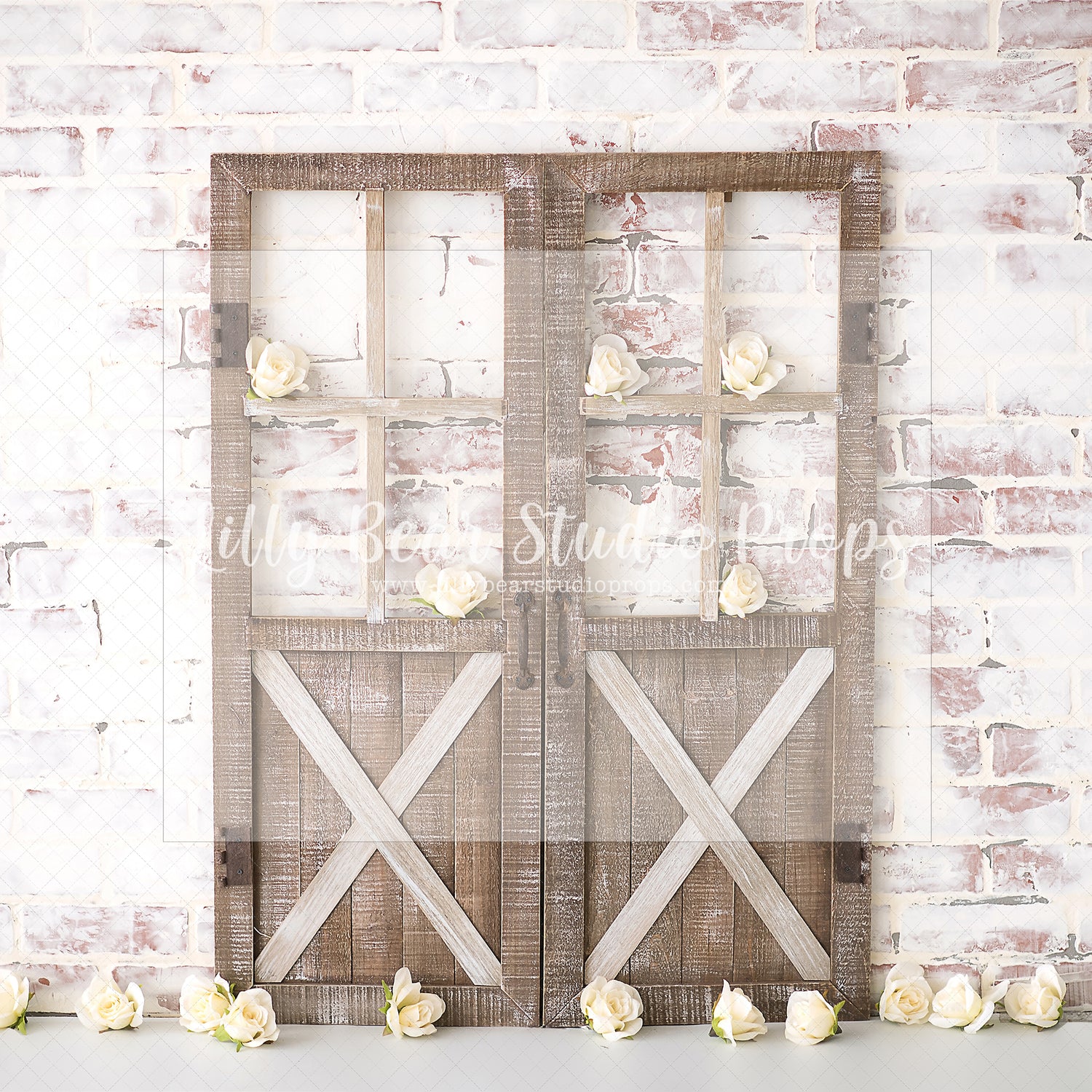Rose Doors - Lilly Bear Studio Props, blush roses, blushing, doors, FABRICS, floral, floral boho, floral doors, flower garden, girl, pastel pink flowers, pink flowers, pink rose, pink roses, rose, roses, rustic doors, spring doors, white roses