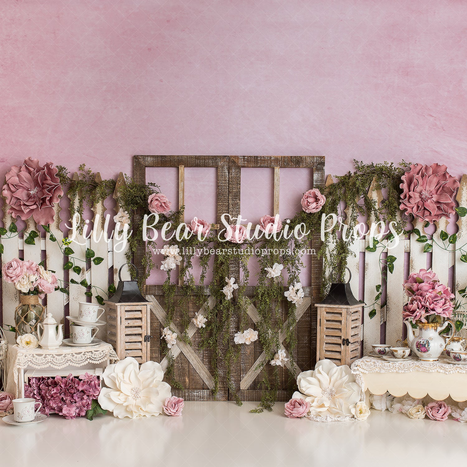 Rose Tea Party by Daniella Photography sold by Lilly Bear Studio Props, FABRICS