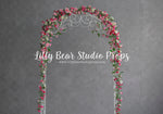 Rosey Arch by Lilly Bear Studio Props sold by Lilly Bear Studio Props, blue floral - blue flower - blue flowers - brigh