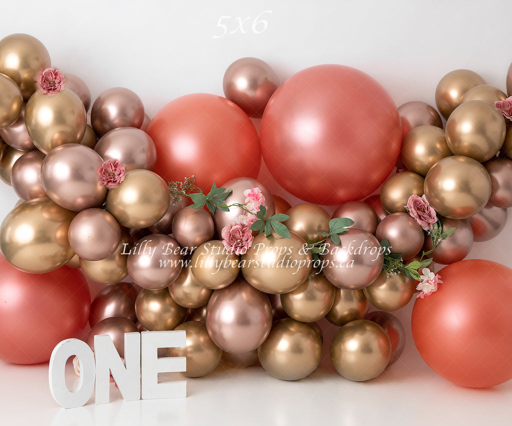 Rosie by OhSoBeauty Photography sold by Lilly Bear Studio Props, balloon garland - balloon party - balloon wall - ballo