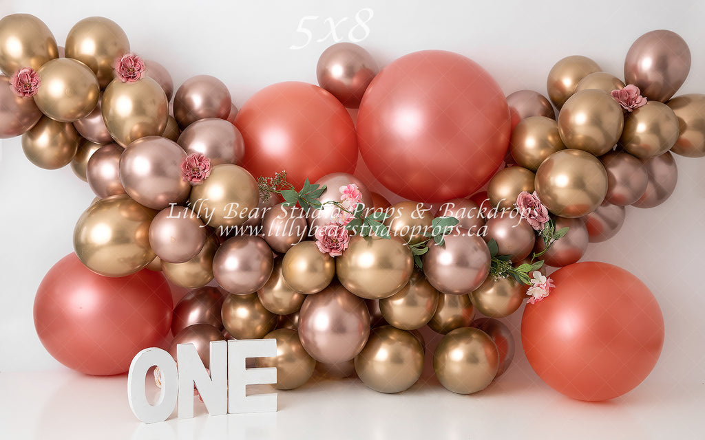 Rosie by OhSoBeauty Photography sold by Lilly Bear Studio Props, balloon garland - balloon party - balloon wall - ballo
