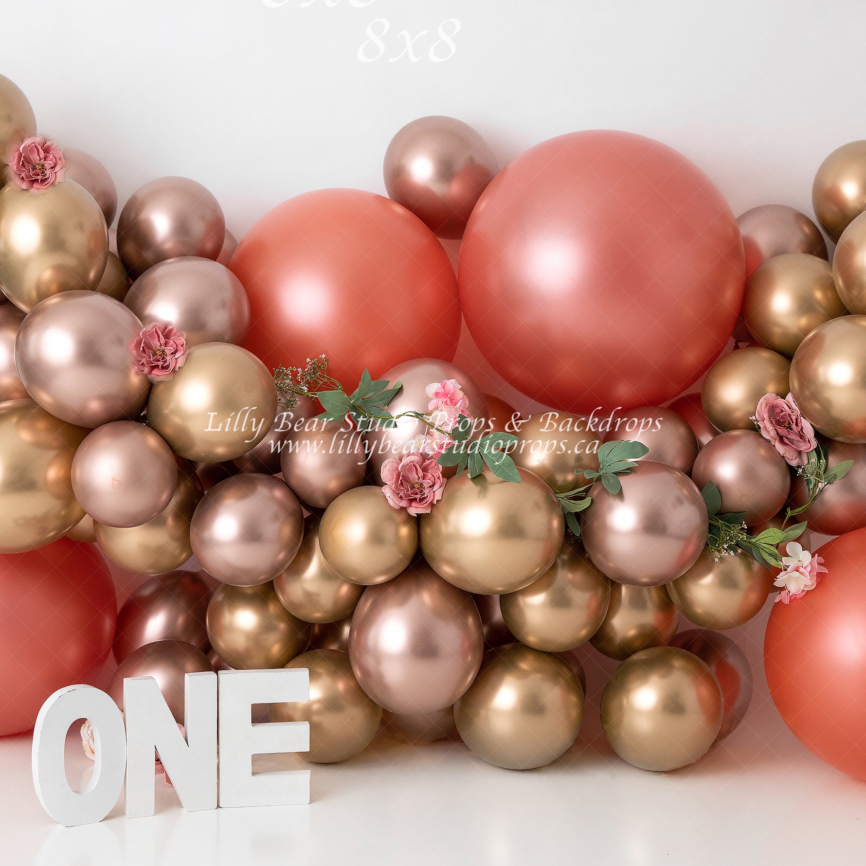 Rosie by OhSoBeauty Photography sold by Lilly Bear Studio Props, balloon garland - balloon party - balloon wall - ballo