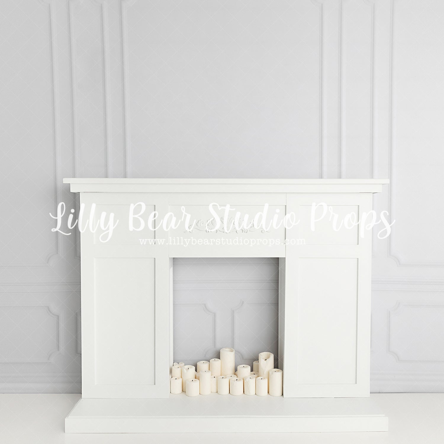Royal Fireplace by Meagan Paige Photography sold by Lilly Bear Studio Props, christmas - holiday