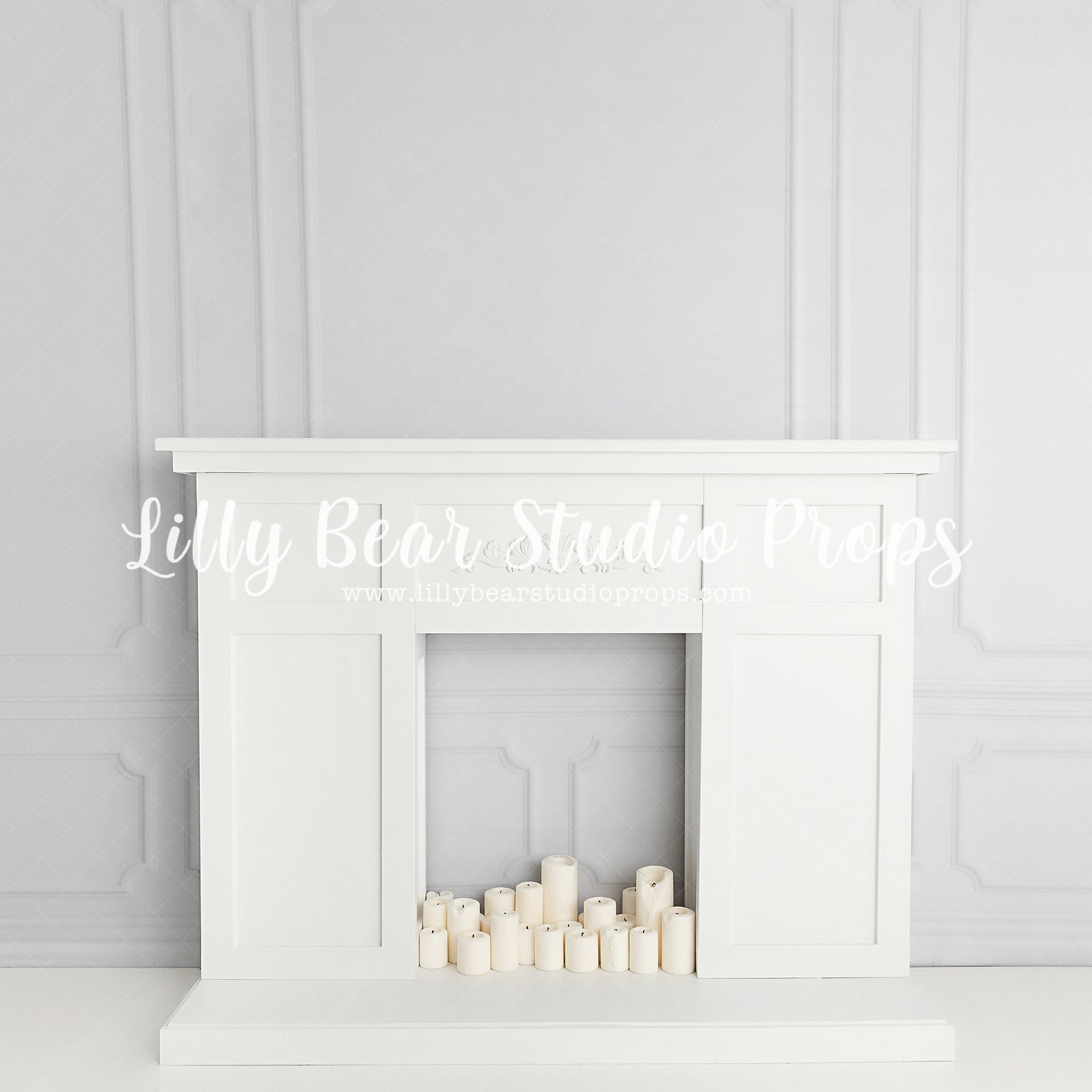 Royal Fireplace by Meagan Paige Photography sold by Lilly Bear Studio Props, christmas - holiday
