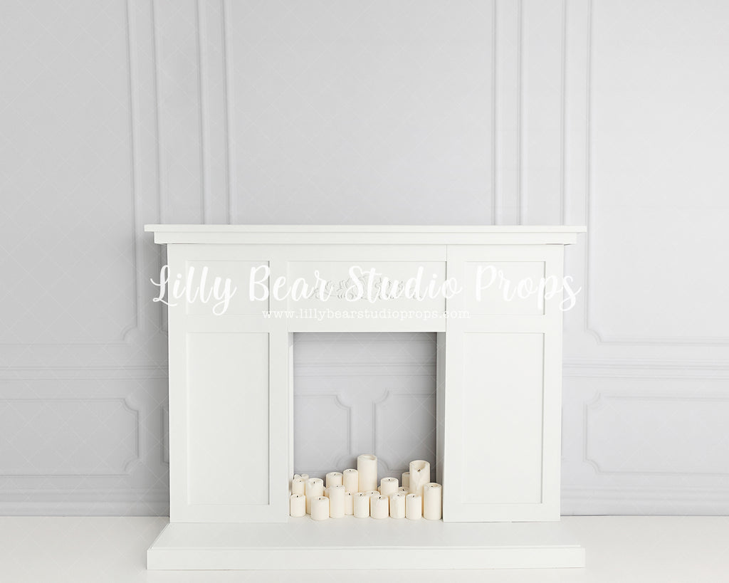 Royal Fireplace by Meagan Paige Photography sold by Lilly Bear Studio Props, christmas - holiday
