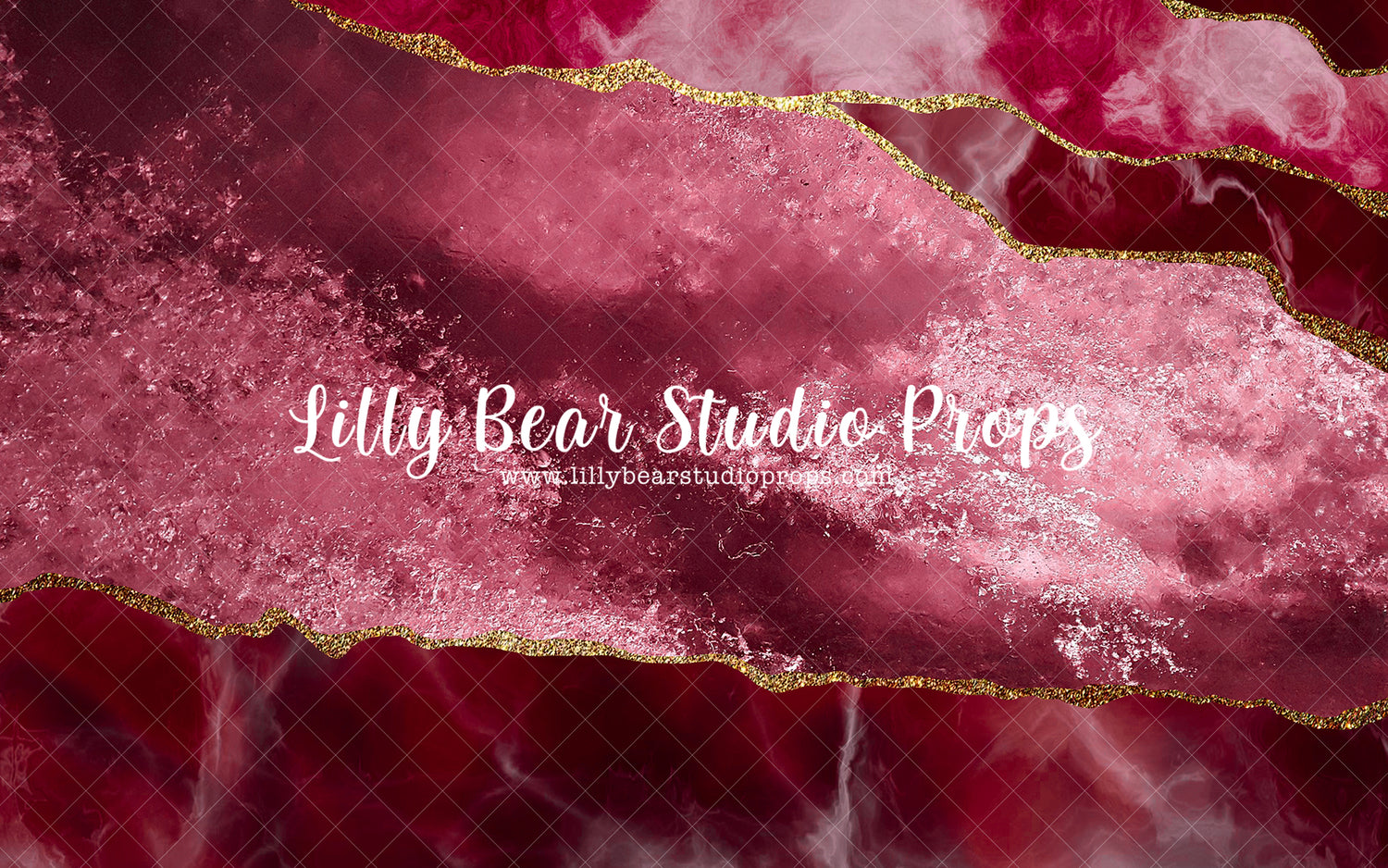 Ruby Geode - Lilly Bear Studio Props, design, fine art, floral, geode, geode design, girls, hand painted, marble, marble effect, quartz, rose, ruby, ruby geode