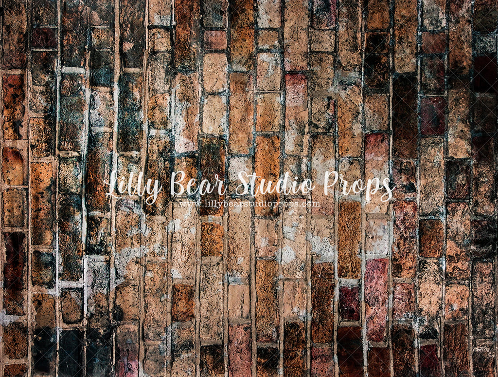 Rustic Brick Floor - Lilly Bear Studio Props, FABRICS, FLOORS, mat floors