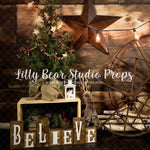 Rustic Christmas Cabin - Lilly Bear Studio Props, animals, autumn forest, dark forest, enchanted forest, Fabric, FABRICS, fall forest, forest, forest animals, forest entry, forest floor, forest friends, forest painting, fox, green forest, into the wild, lanterns, little wild one, misty forest, moon, moonlight, moonlight forest, night forest, nighttime, owl, pine forest, pine tree, pine tree forest, pine trees, raccoon, where the wild things are, wild, wild animal, wild one, wild things, woodland forest