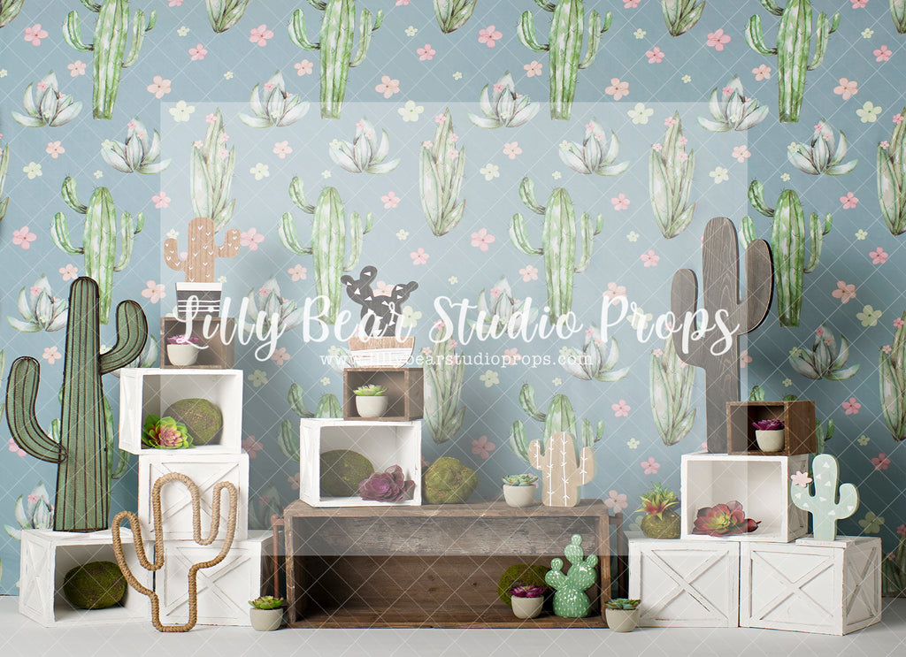 Stuck On Your Cactus - Lilly Bear Studio Props, barn doors, boho spring, camper, catus, catus flower, FABRICS, flower barn doors, flower garden, flower market, flower stand, llama, llama boho, spring, spring camper, spring garden