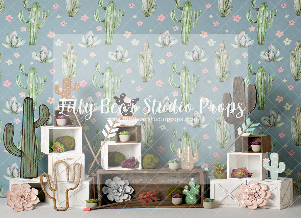 Stuck On Your Cactus Life - Lilly Bear Studio Props, barn doors, boho spring, camper, catus, catus flower, FABRICS, flower barn doors, flower garden, flower market, flower stand, llama, llama boho, spring, spring camper, spring garden