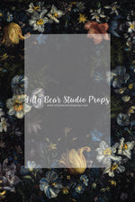 Sabina Floral - Lilly Bear Studio Props, fine art, floral, girls, hand painted