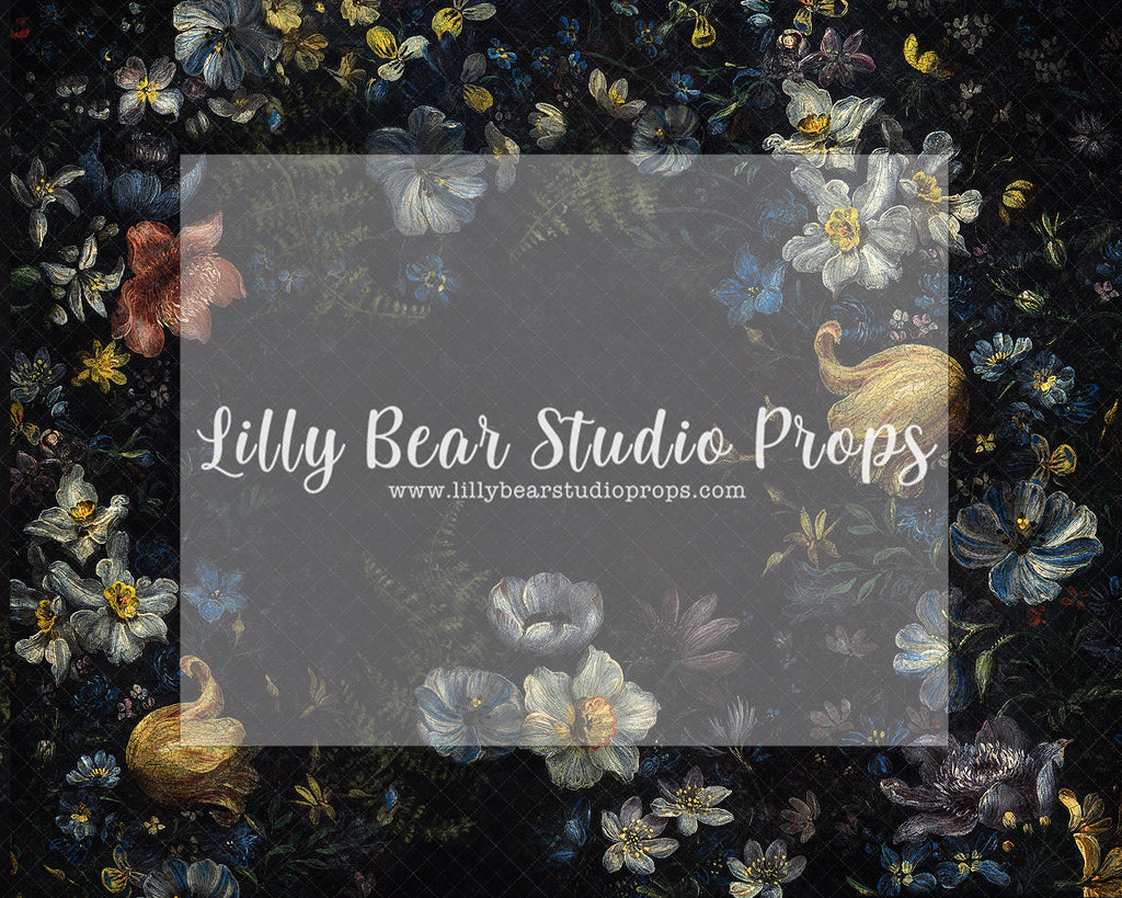Sabina Floral - Lilly Bear Studio Props, fine art, floral, girls, hand painted