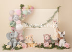 Safari Girl - Lilly Bear Studio Props, baby jungle, elephant jungle, Fabric, girls, into the jungle, jungle, jungle first birthday, jungle leaves, jungle one, jungle party, jungle safari party, jungle vines, welcome to the jungle, wild jungle, wild one, Wrinkle Free Fabric