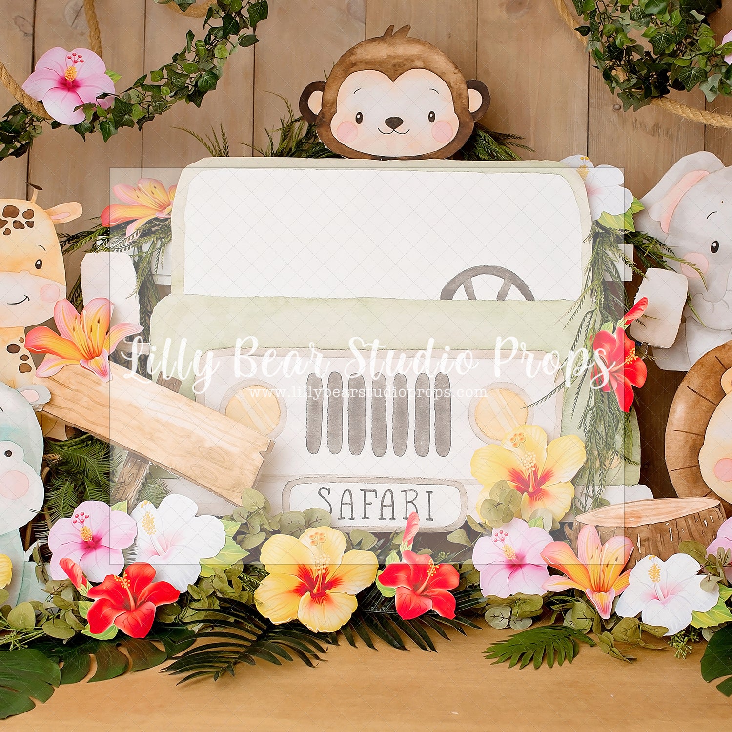 Safari Jungle - Lilly Bear Studio Props, baby jungle, elephant jungle, flamingo jungle, heart jungle, into the jungle, island jungle, jungle, jungle animals, jungle balloon wall, jungle balloons, jungle book, jungle dino, jungle first birthday, jungle island, jungle leaves, jungle one, jungle palms, jungle party, jungle safari party, jungle stripes, jungle vines, jungle wall, rainforest jungle, welcome to the jungle, wild jungle