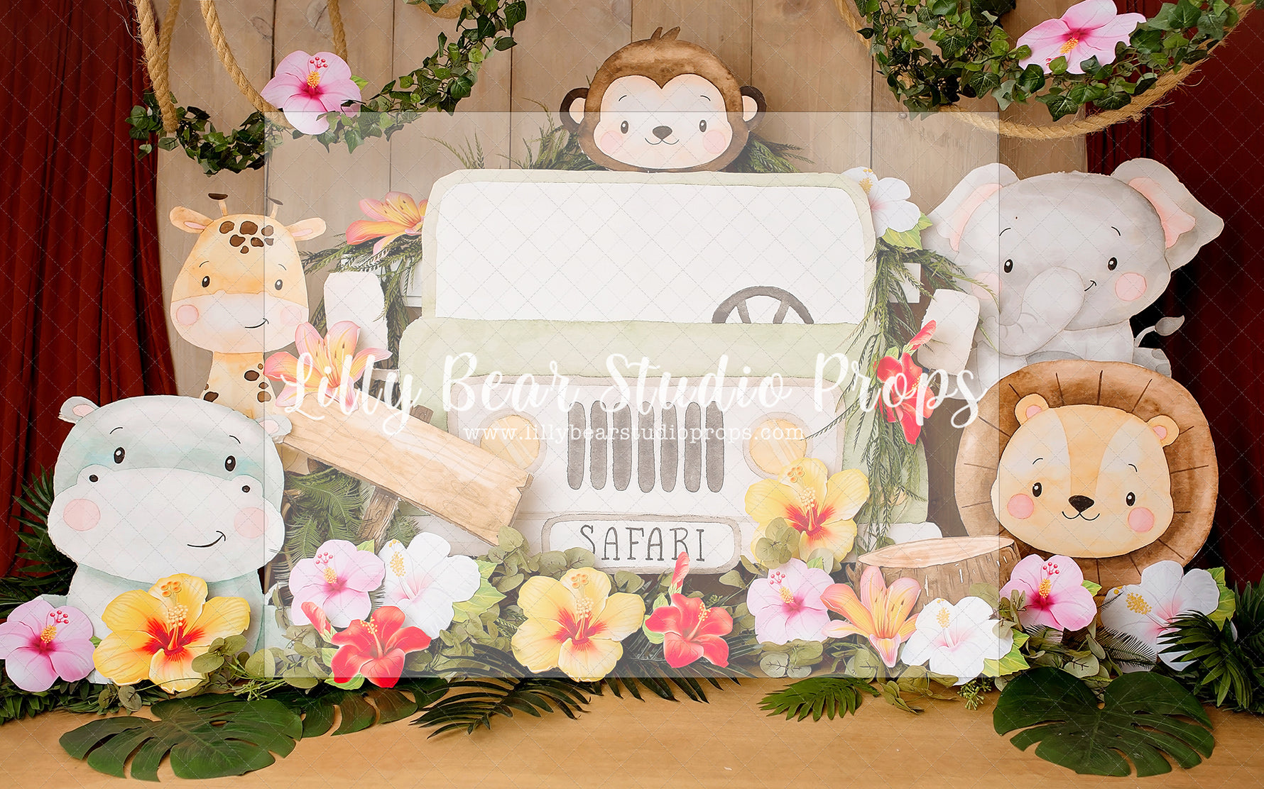 Safari Jungle - Lilly Bear Studio Props, baby jungle, elephant jungle, flamingo jungle, heart jungle, into the jungle, island jungle, jungle, jungle animals, jungle balloon wall, jungle balloons, jungle book, jungle dino, jungle first birthday, jungle island, jungle leaves, jungle one, jungle palms, jungle party, jungle safari party, jungle stripes, jungle vines, jungle wall, rainforest jungle, welcome to the jungle, wild jungle