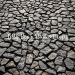 Salt & Pepper Cobblestone Floor by Lilly Bear Studio Props sold by Lilly Bear Studio Props, christmas - cobblestone - c